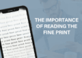 The Importance of Reading the Fine Print | Insurance Litigation Group, P.A.