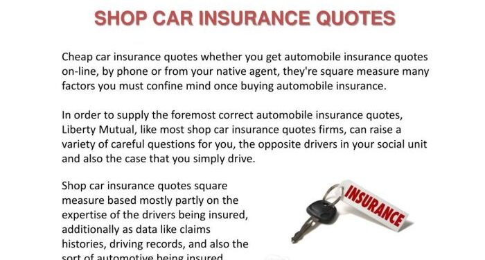 PPT - SHOP CAR INSURANCE QUOTES PowerPoint Presentation, free download ...